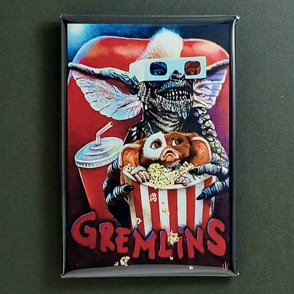 GREMLINS Movie Magnet, Button, Wholesale, Lot, DVD, Christmas Movie, Gizmo