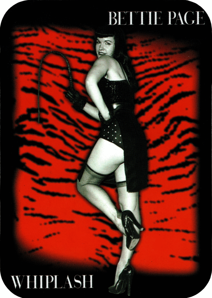 Sticker - Bettie Page Pin-Up 1950s Retro PinUp Betty Vintage