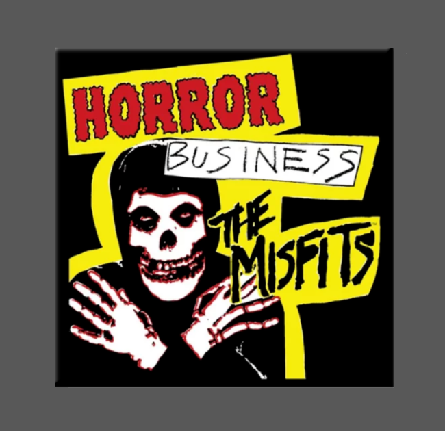MISFITS, Magnet, Button, HORROR BUSINESS