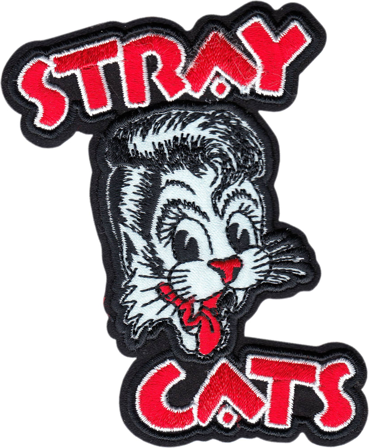 Patch - Stray Cats - Classic Logo - 1980s Rockabilly Music