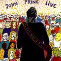 the album cover for John Prine - Live