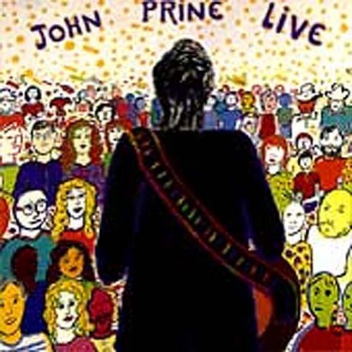 the album cover for John Prine - Live