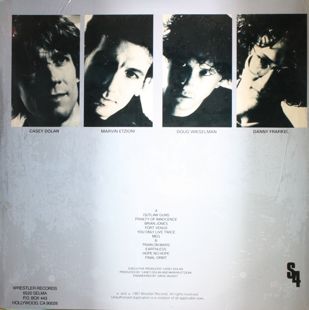 12" Vinyl LP Record - Satellites Four Earthless Pop Alt Rock
