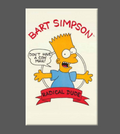 BART SIMPSON, Magnet, Button, Mirror, Fridge Magnet, COW MAN