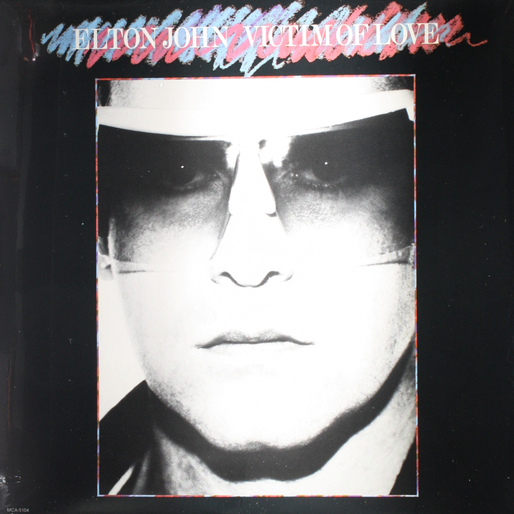 12" Vinyl LP Record - Elton John - Victim Of Love Pop Rock