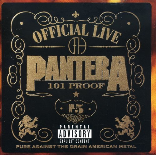 the album cover for Pantera - Official Live