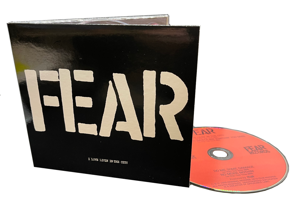 FEAR "I LOVE LIVING IN THE CITY" EP COMPACT DISC