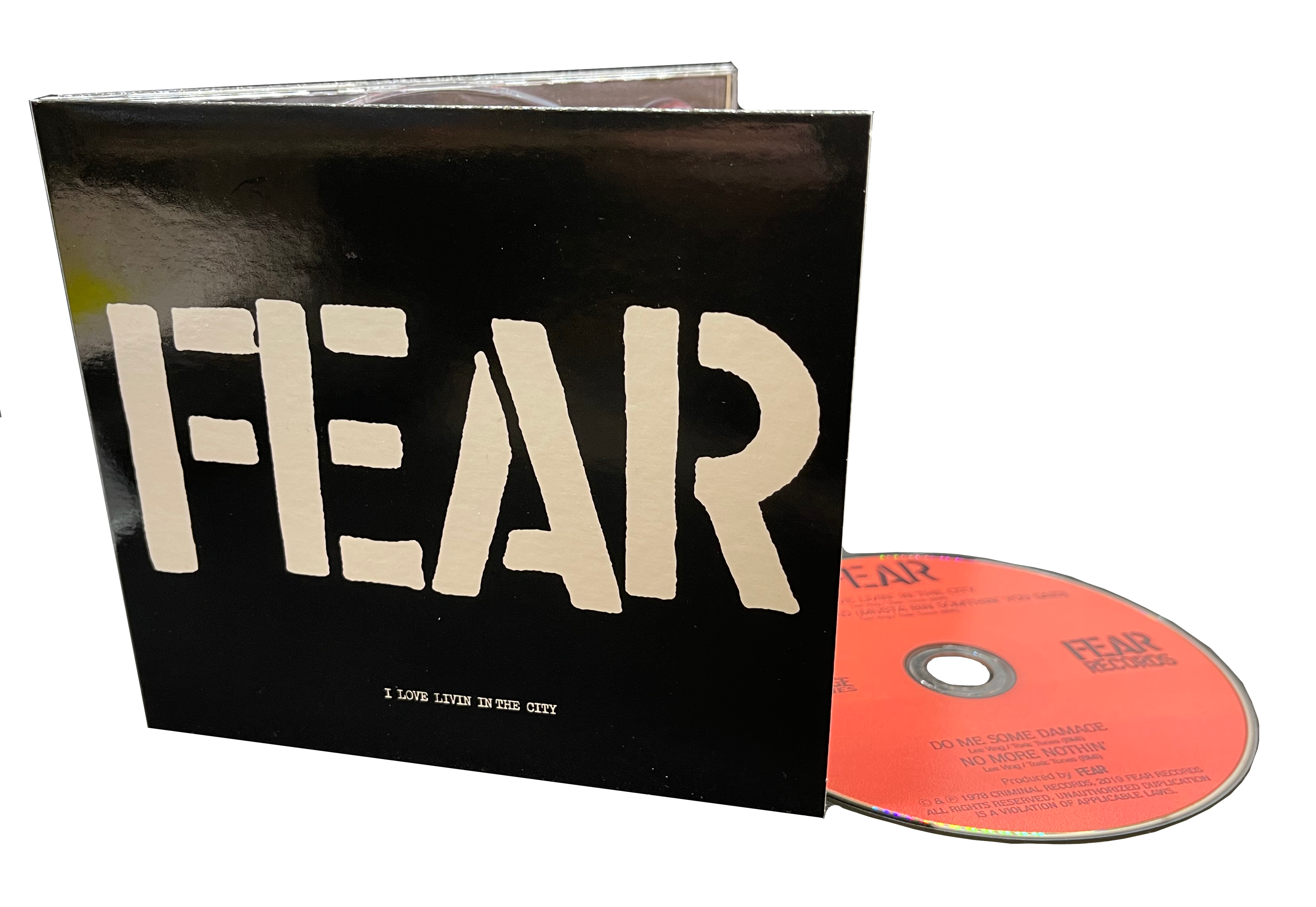 FEAR "I LOVE LIVING IN THE CITY" EP COMPACT DISC