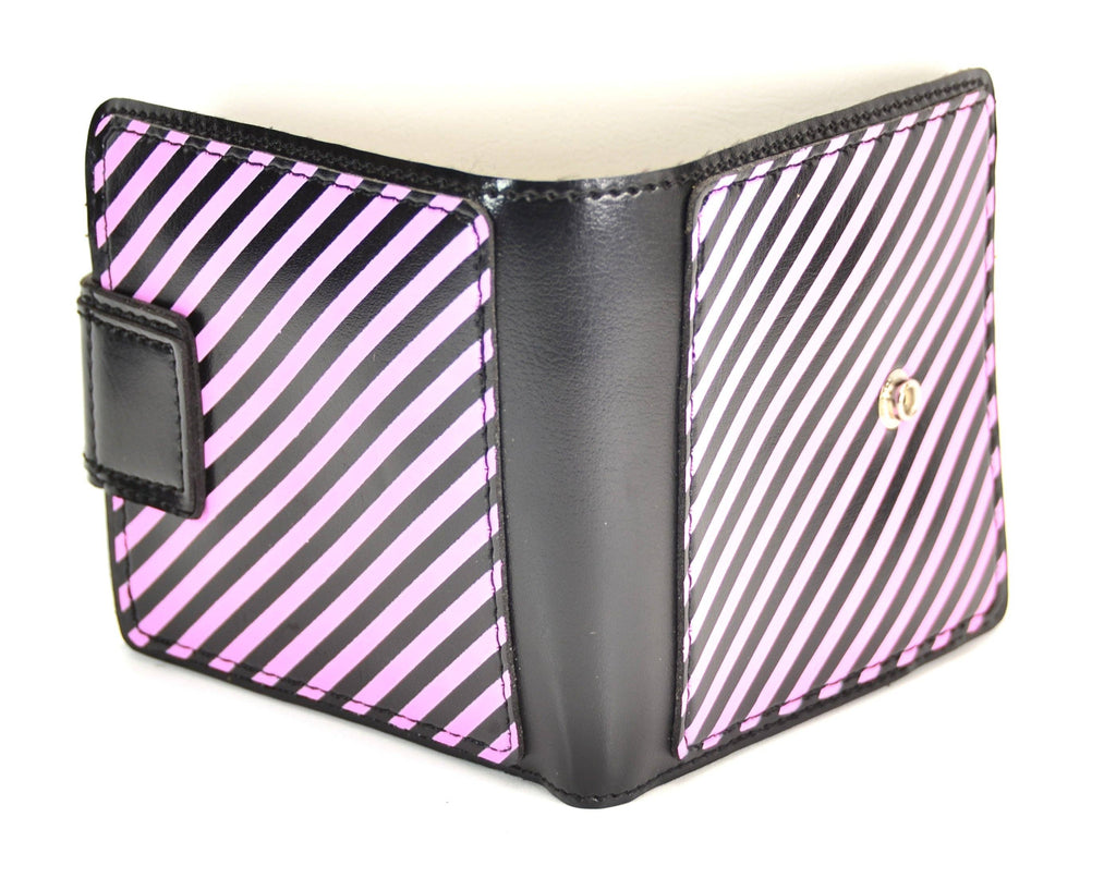 WSK401BK/PK SKULL STRIPE WALLET