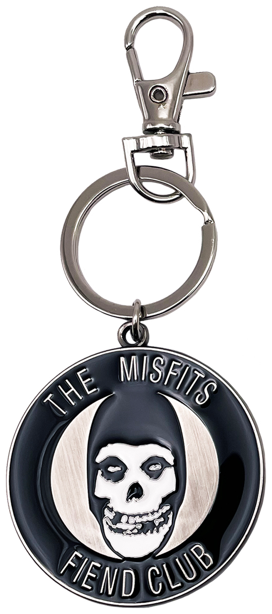 Metal Keychain - Misfits Fiend Club 80s Punk Rock Music Band