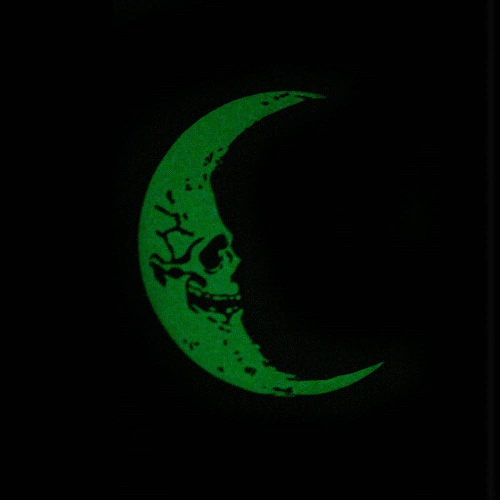 Skull Crescent Moon Glow In The Dark Air Freshener