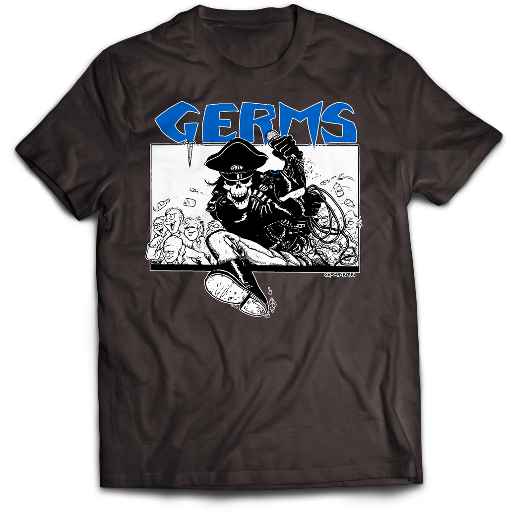 GERMS "FLEETWOOD" BLACK T-SHIRT
