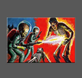 MARS ATTACKS, Magnet, Button, Mirror, Comic Book, Laser Gun