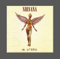 NIRVANA, Magnet, Button, IN UTERO