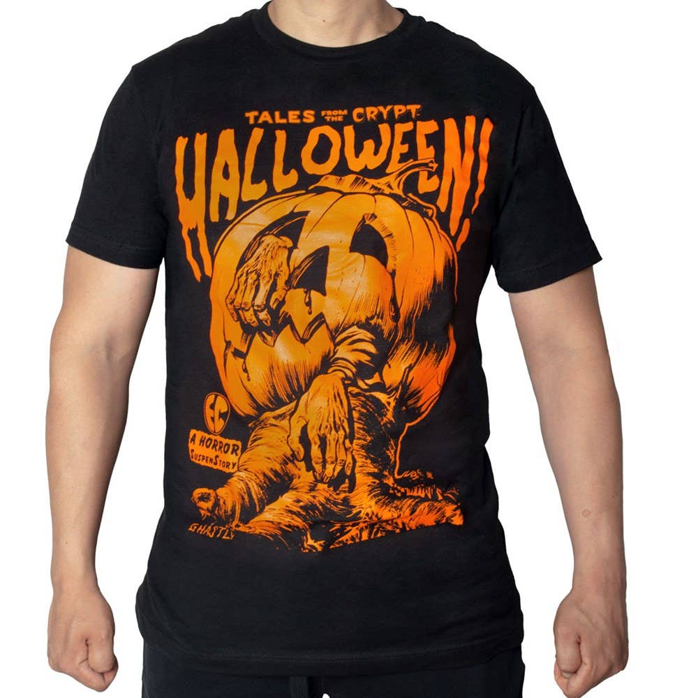 Tales From The Crypt Orange Pumpkin Tshirt