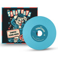 the album cover for The Stray Cats - Stampede / Teenage Heaven [Blue]