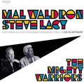 the album cover for Mal Waldron  / Lacy,Steve - Mighty Warriors: Live In Antwerp