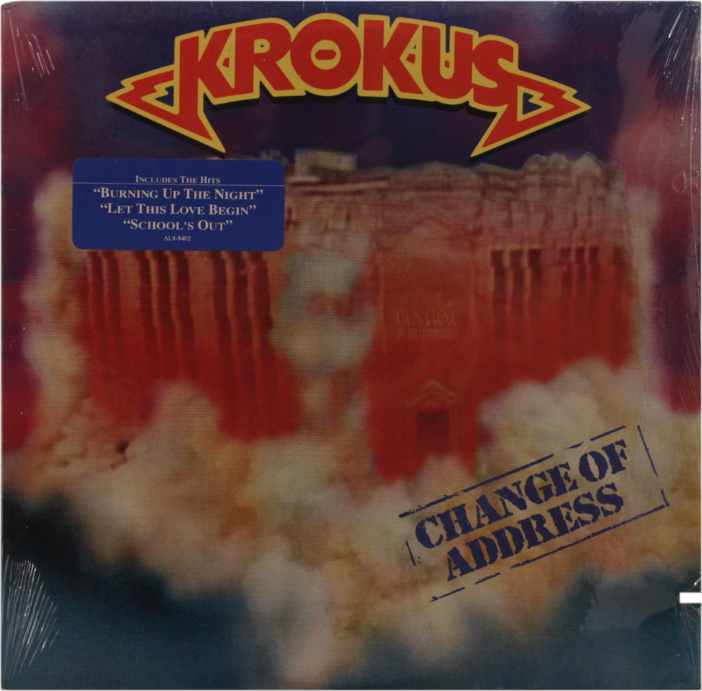 12" Vinyl LP Record - Krokus - Change Of Address Heavy Metal