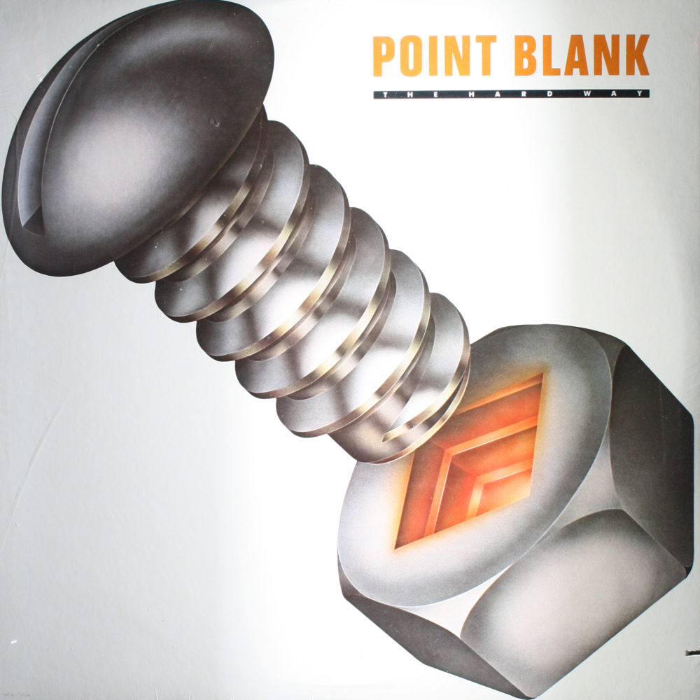 12" Vinyl LP Record - Point Blank: Hard Way Blues Rock Music