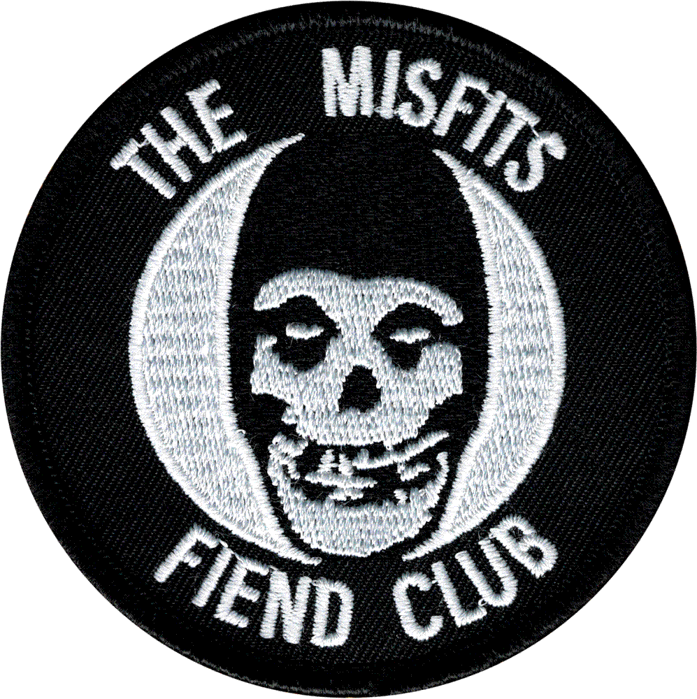 Patch - The Misfits Fiend Club - Punk Rock Music Band