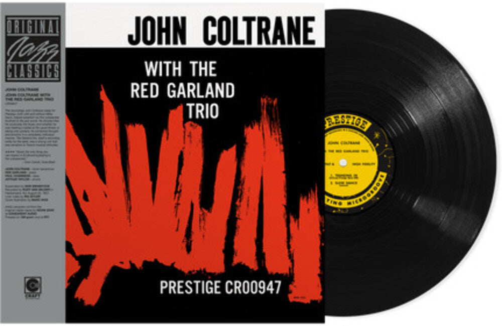 the album cover for John Coltrane - John Coltrane With The Red Garland Trio - Original Jazz Classics Series [180g black tip-on w obi]