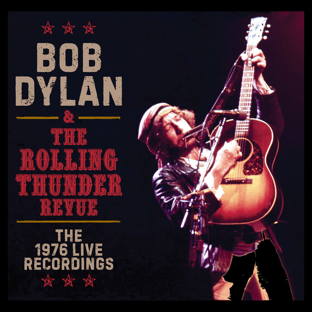 the album cover for Bob Dylan - The Rolling Thunder Revue 1976 (Live Recordings) [39 Discs]