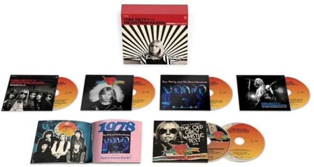 the album cover for Tom Petty And The Heartbreakers - Origins 1971-1978 [Box Set with DVD + Blu Ray Audio]