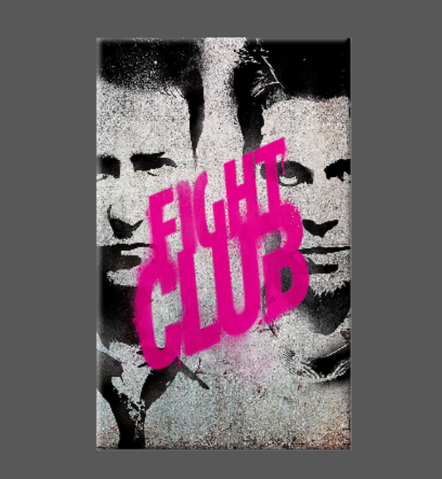 FIGHT CLUB, Magnet, Button, Mirror, Brad Pitt, Meatloaf