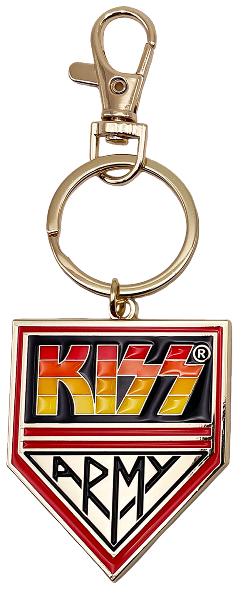 Metal Keychain - Kiss Army 1970s Hard Rock Music Band Fandom