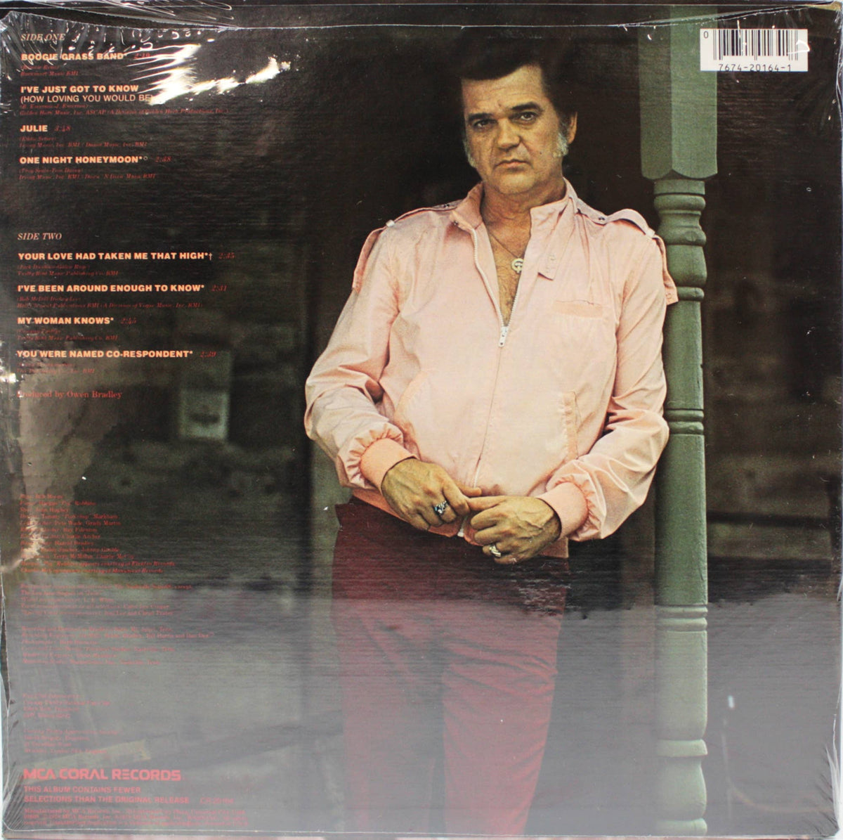 12" Vinyl LP Record - Conway Twitty - S/T Country Rock Music