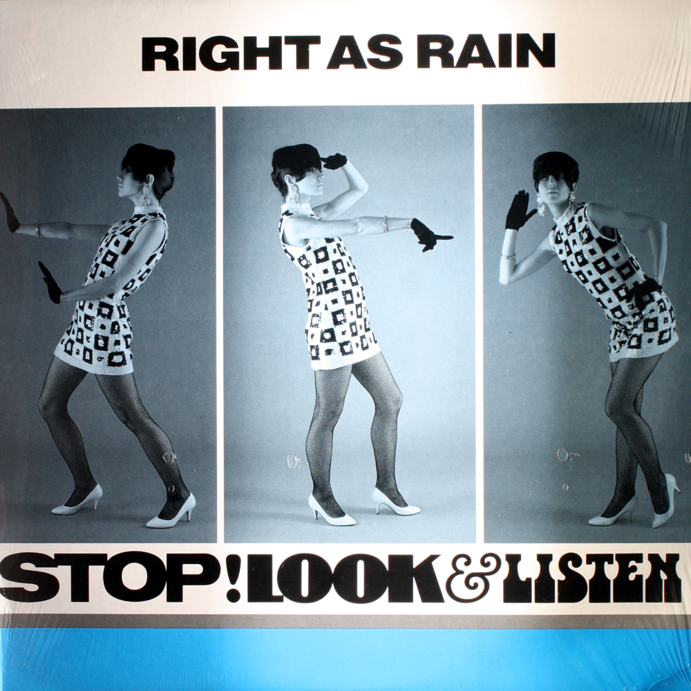 12" Vinyl LP Record - Right As Rain - Stop! Look Listen Pop