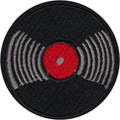 Patch - 2.38" Vinyl Record Album LP DJ Music Band Audiophile