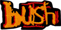 Patch - Bush - Red Orange Logo - Rock Music VINTAGE 1990s