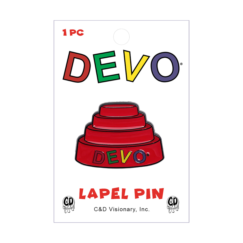 Enamel Pin - DEVO Dome 1980s Quirky New Wave Music Band