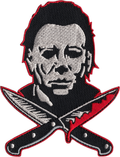 Patch - Scary Man With Bloody Knives, Likes Halloween Horror