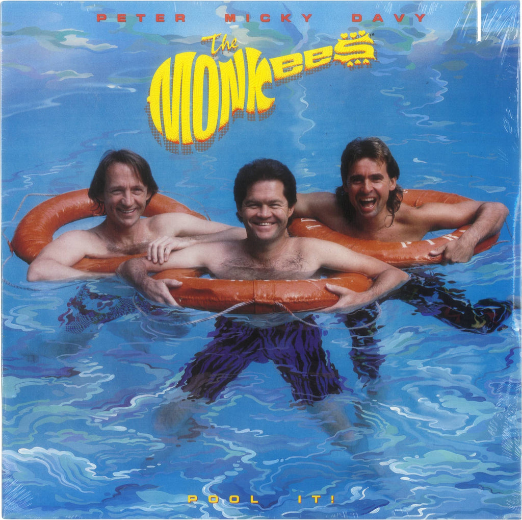 12" Vinyl LP Record - Monkees: Pool It! 1980s Pop Rock Music