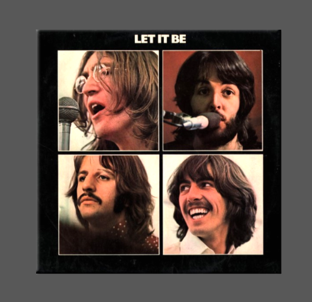 THE BEATLES, Magnet, Button, Fridge Magnet, LET IT BE