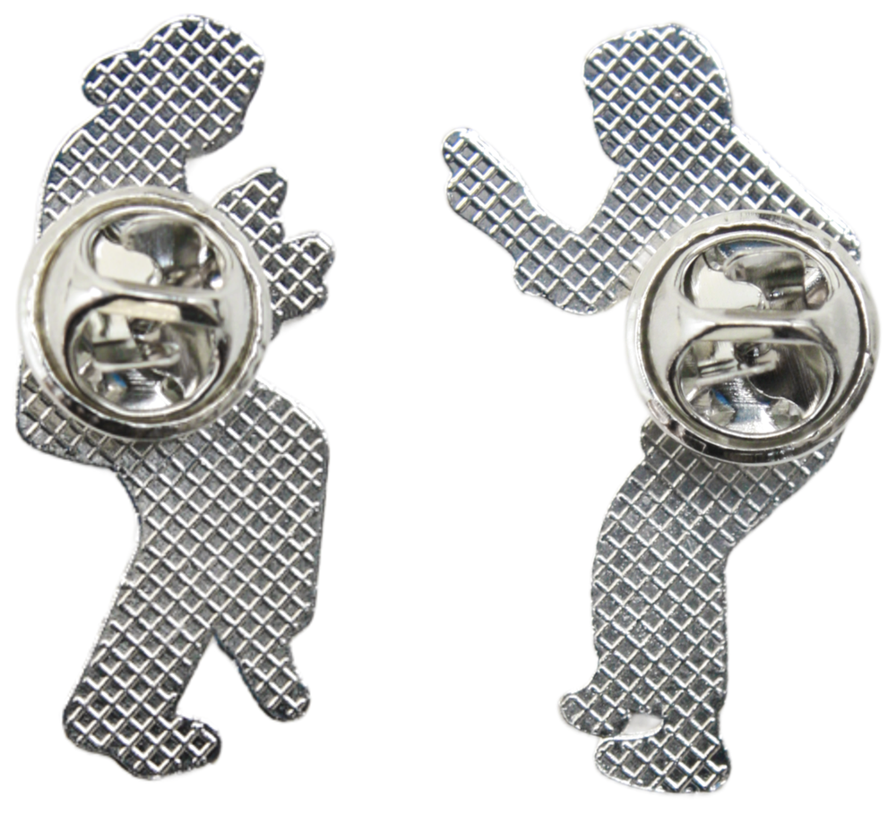 Enamel Pin Set - Dancing Uma & John Retro 1990s Pulp Movie