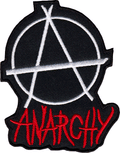 Patch - Anarchy Symbol & Logo - Punk Rock Political - 3.75”