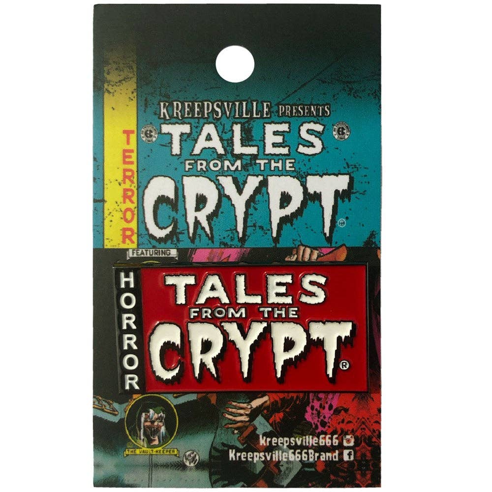 Tales From The Crypt Logo Enamel Pin Badge
