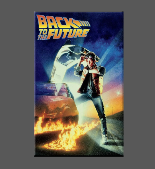 BACK TO THE FUTURE, Magnet, Button, Mirror, 80'S MOVIE