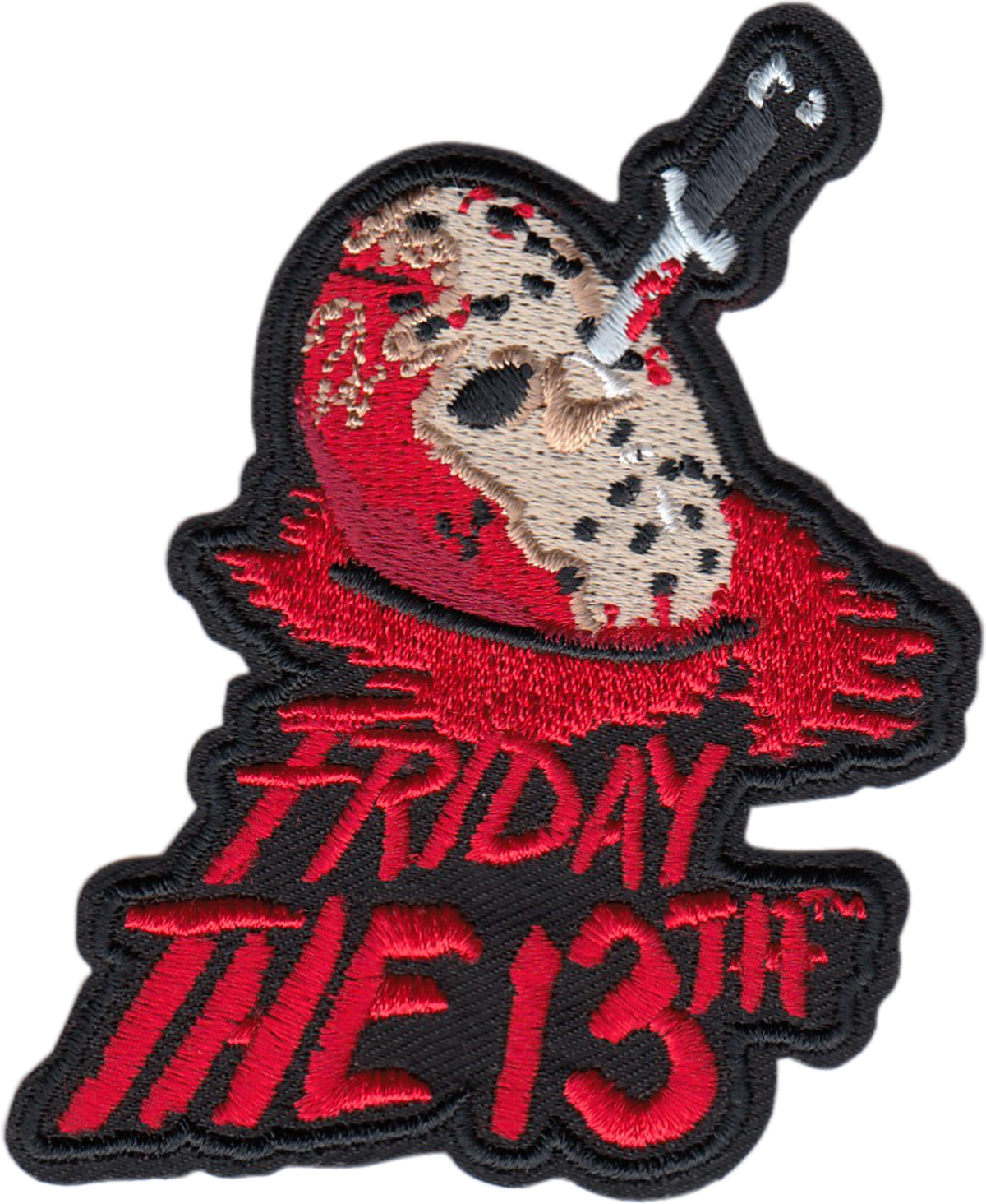Patch - Friday The 13th - Jason's Bloody Mask & Knife Horror