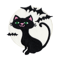 Patch - Cat - With Bats On Glow In The Dark Moon