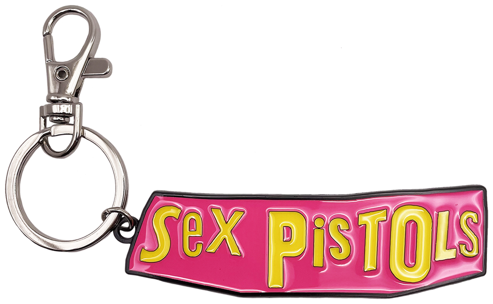 Metal Keychain - Sex Pistols Logo 1970s Punk Rock Music Band