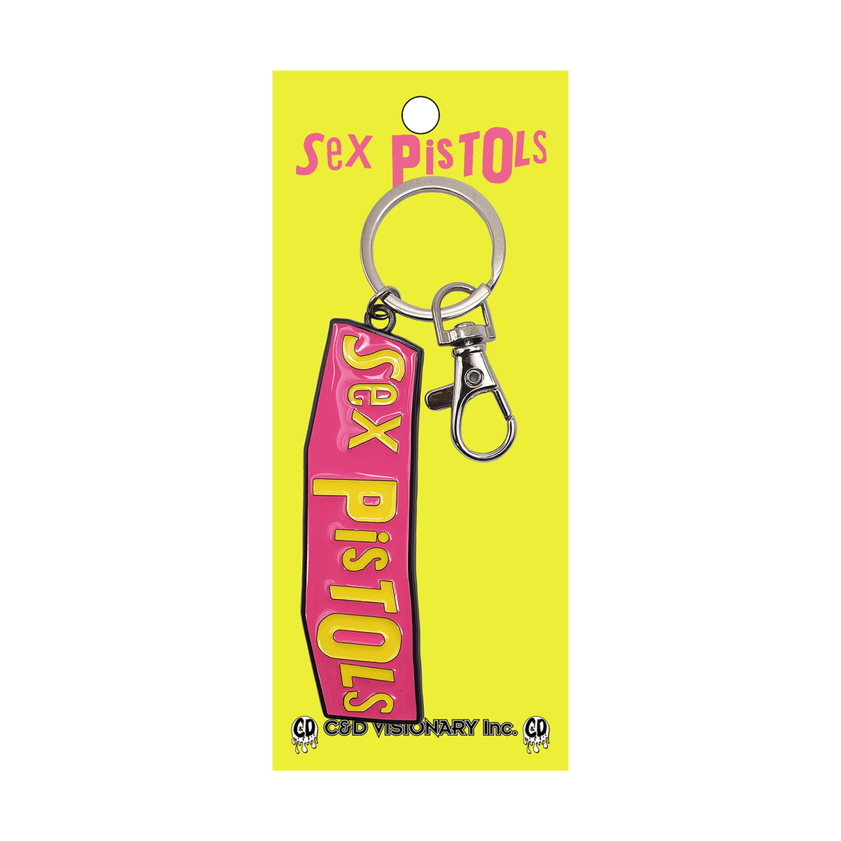 Metal Keychain - Sex Pistols Logo 1970s Punk Rock Music Band