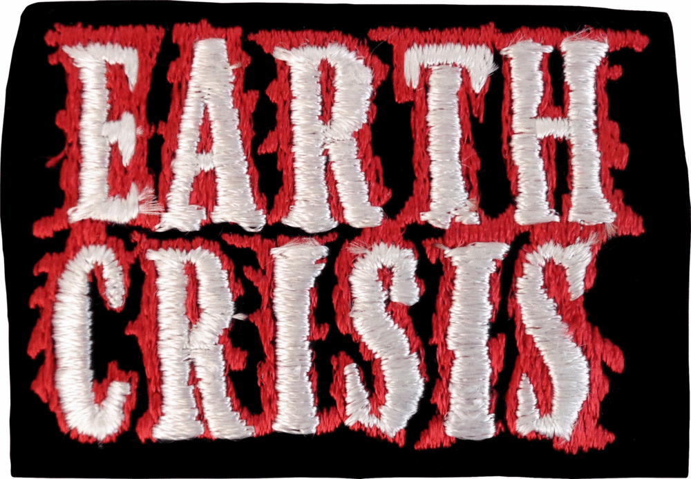 Patch - Earth Crisis Hardcore Punk Music Band VINTAGE 1990s