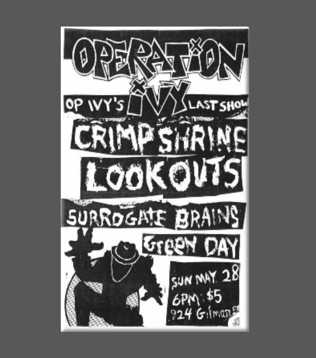 OPERATION IVY, Magnet, Button, Mirror, LAST SHOW
