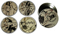 Coaster Set Sourpuss - Western Retro Sexy Pin-Up Cowgirls