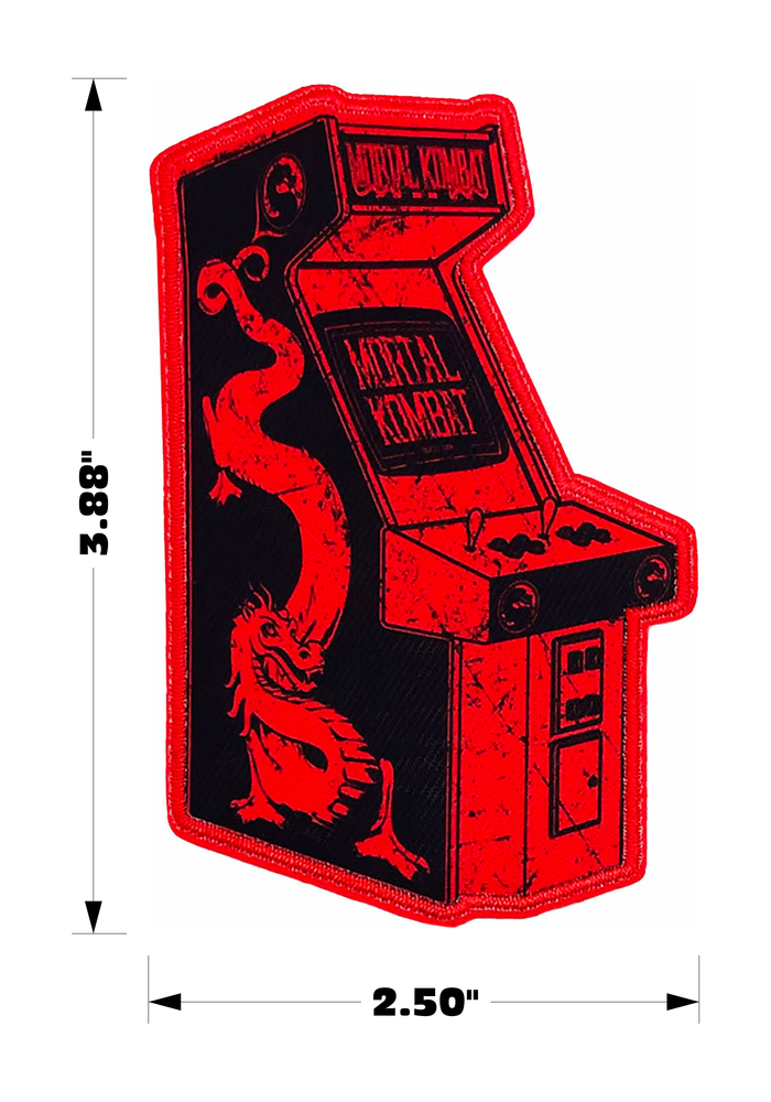 Patch - Mortal Kombat Arcade Cabinet 1990s Retro Video Game