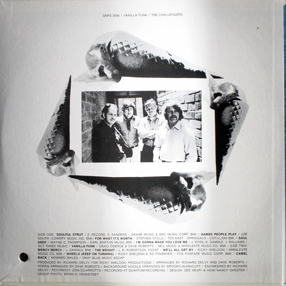12" Vinyl LP Record - Challengers - Vanilla Funk Rock Music